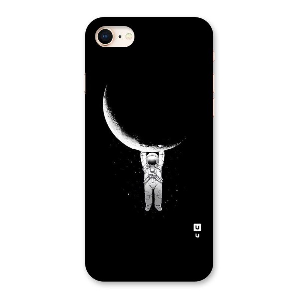 Hanging Astronaut Back Case for iPhone 8
