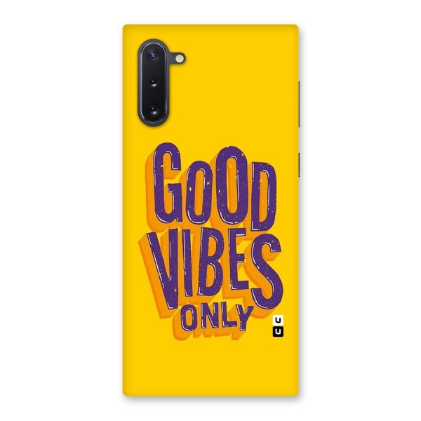 Happy Vibes Only Back Case for Galaxy Note 10