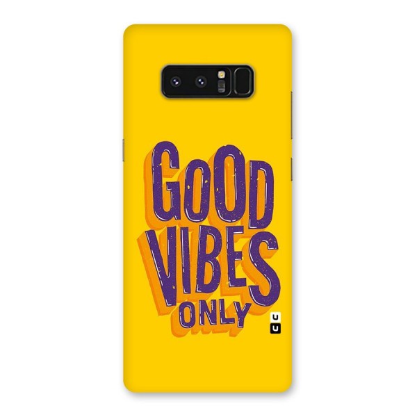 Happy Vibes Only Back Case for Galaxy Note 8