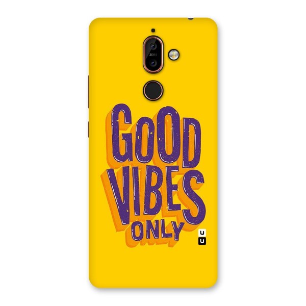 Happy Vibes Only Back Case for Nokia 7 Plus