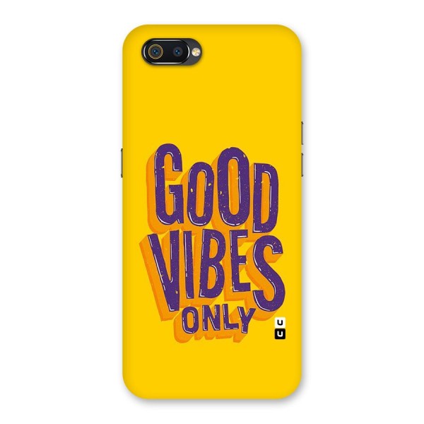 Happy Vibes Only Back Case for Realme C2