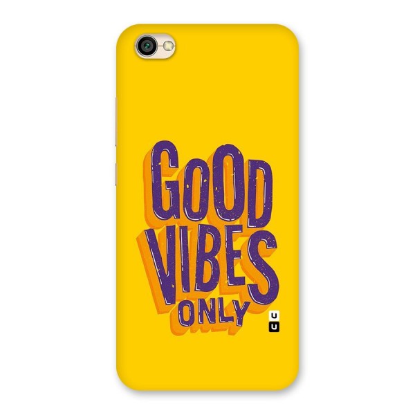 Happy Vibes Only Back Case for Redmi Y1 Lite