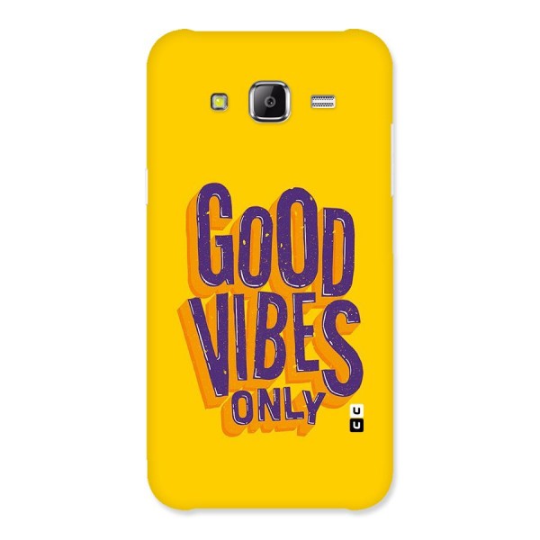 Happy Vibes Only Back Case for Samsung Galaxy J5