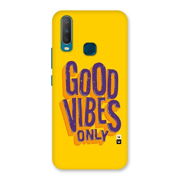 Happy Vibes Only Back Case for Vivo Y17