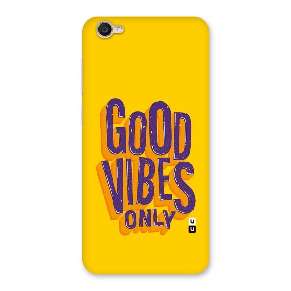 Happy Vibes Only Back Case for Vivo Y55s