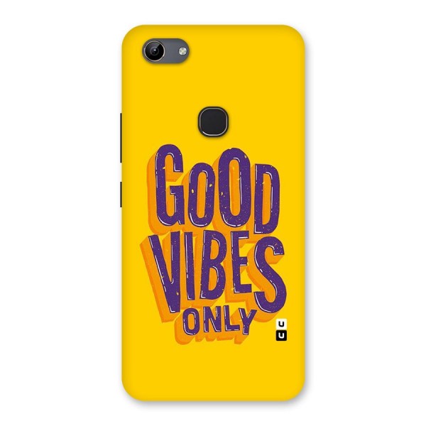 Happy Vibes Only Back Case for Vivo Y81