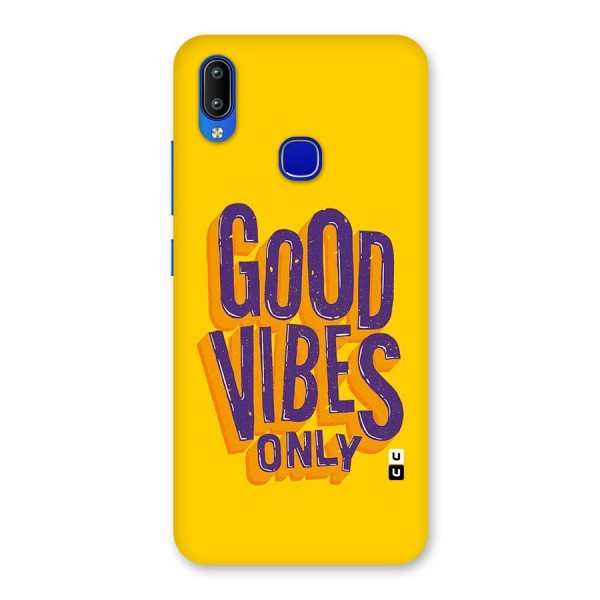 Happy Vibes Only Back Case for Vivo Y91