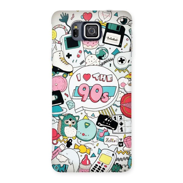 Heart 90s Back Case for Galaxy Alpha