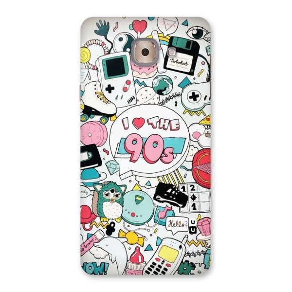 Heart 90s Back Case for Galaxy J7 Max