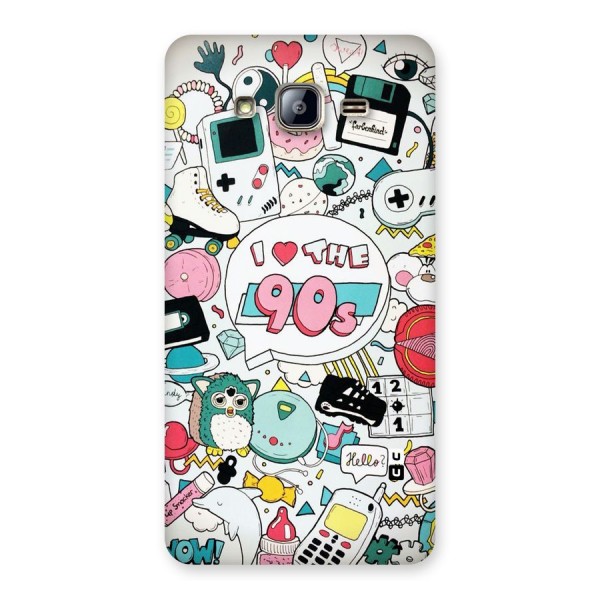 Heart 90s Back Case for Galaxy On5