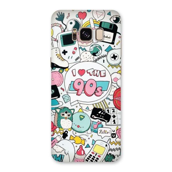 Heart 90s Back Case for Galaxy S8