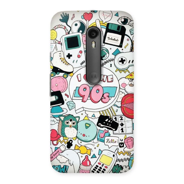 Heart 90s Back Case for Moto G3