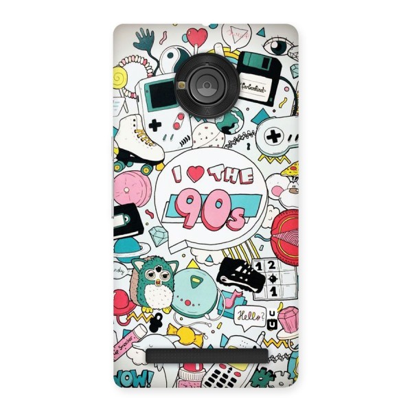 Heart 90s Back Case for Yu Yuphoria