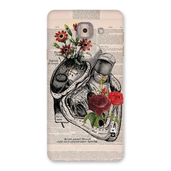 Heart Newspaper Back Case for Galaxy J7 Max