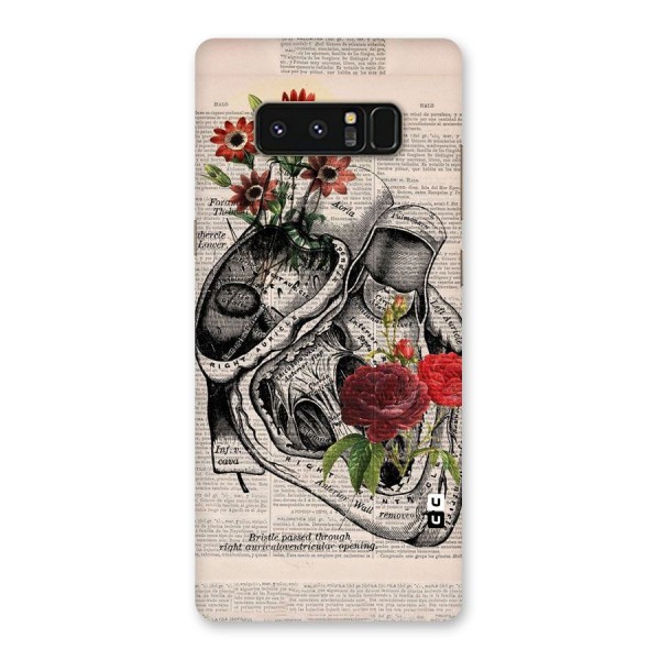 Heart Newspaper Back Case for Galaxy Note 8