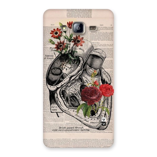 Heart Newspaper Back Case for Galaxy On5