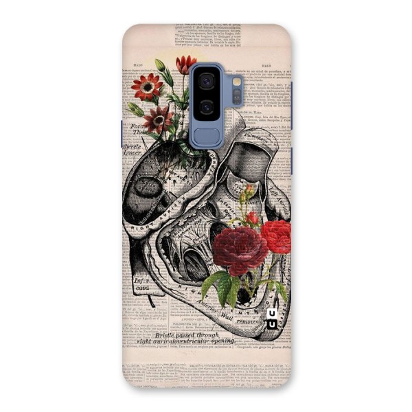 Heart Newspaper Back Case for Galaxy S9 Plus