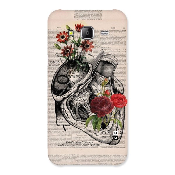 Heart Newspaper Back Case for Samsung Galaxy J5