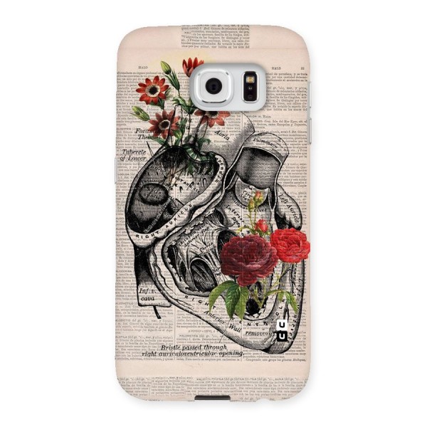 Heart Newspaper Back Case for Samsung Galaxy S6