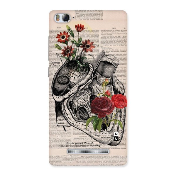 Heart Newspaper Back Case for Xiaomi Mi4i