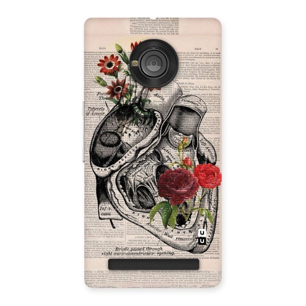 Heart Newspaper Back Case for Yu Yuphoria