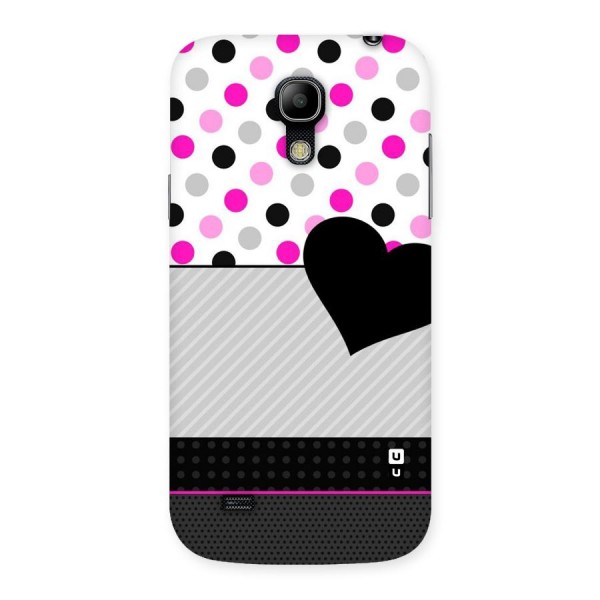 Heart Polka Stripes Back Case for Galaxy S4 Mini