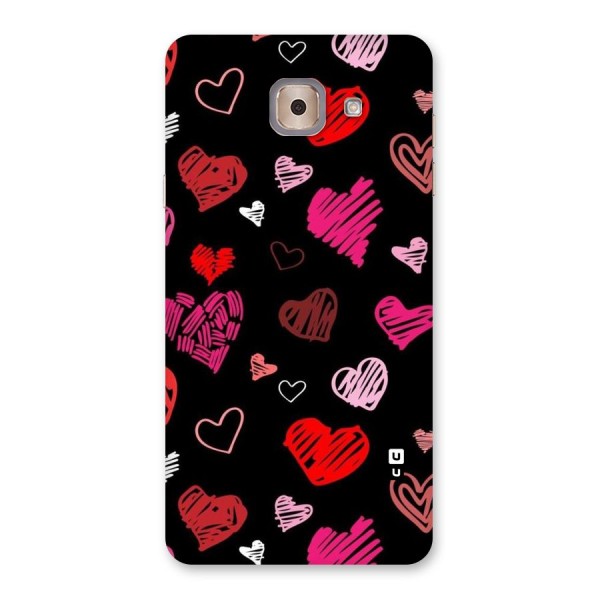 Hearts Art Pattern Back Case for Galaxy J7 Max