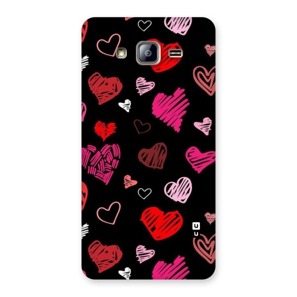 Hearts Art Pattern Back Case for Galaxy On5