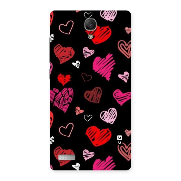 Hearts Art Pattern Back Case for Redmi Note