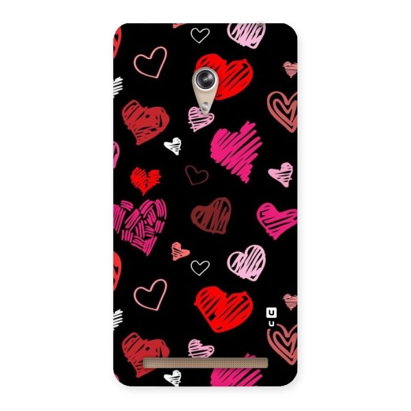 Hearts Art Pattern Back Case for Zenfone 6