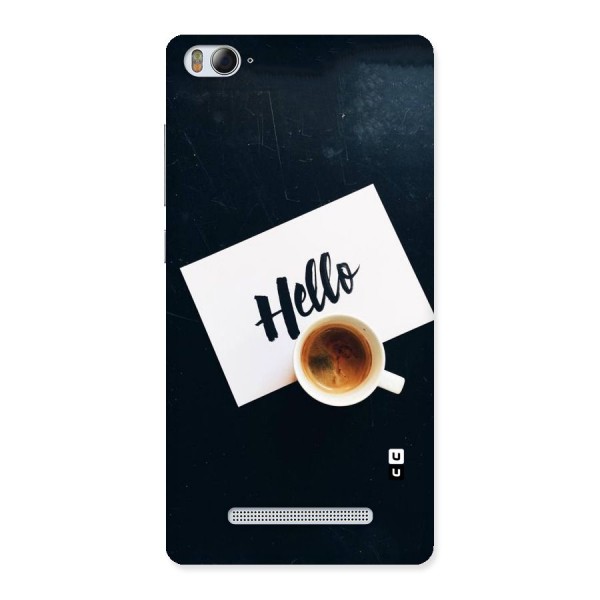 Hello Coffee Back Case for Xiaomi Mi4i