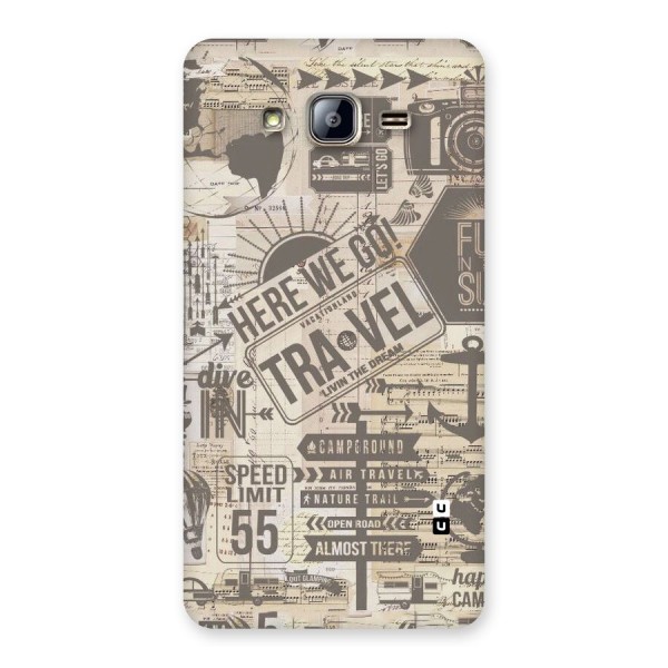 Here We Travel Back Case for Galaxy On5