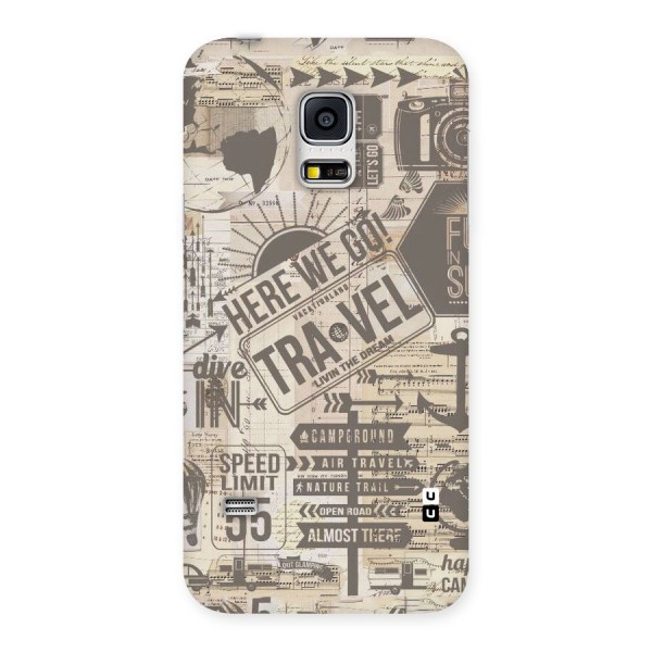 Here We Travel Back Case for Galaxy S5 Mini