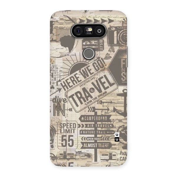 Here We Travel Back Case for LG G5