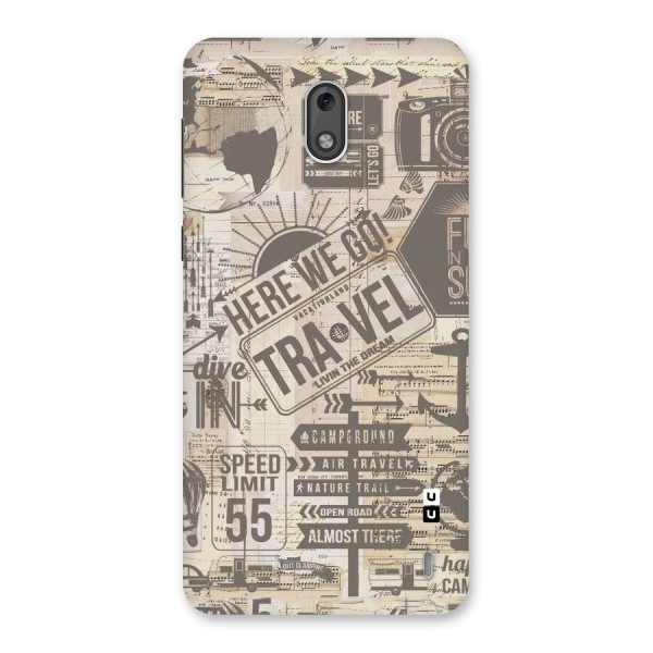 Here We Travel Back Case for Nokia 2