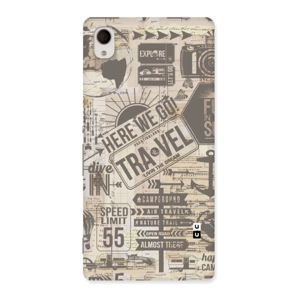 Here We Travel Back Case for Sony Xperia M4