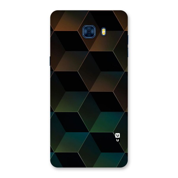 Hexagonal Design Back Case for Galaxy C7 Pro