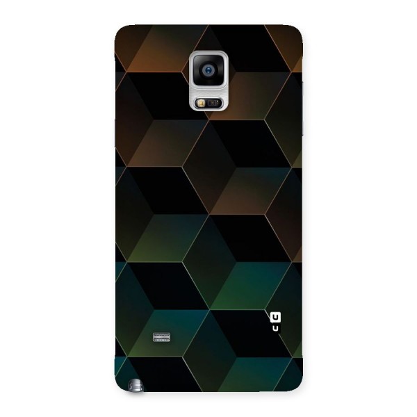 Hexagonal Design Back Case for Galaxy Note 4