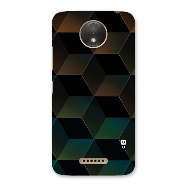 Hexagonal Design Back Case for Moto C Plus