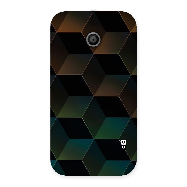 Hexagonal Design Back Case for Moto E