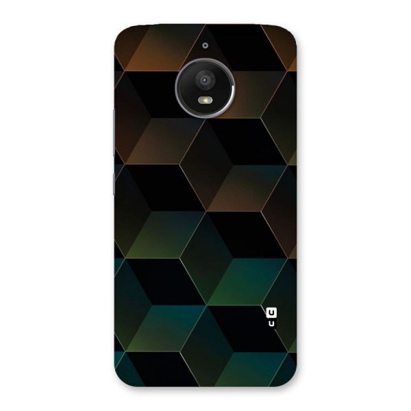 Hexagonal Design Back Case for Moto E4 Plus