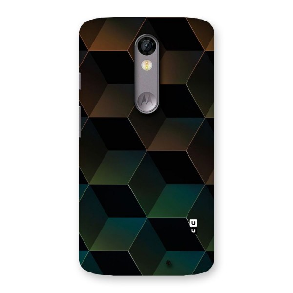 Hexagonal Design Back Case for Moto X Force