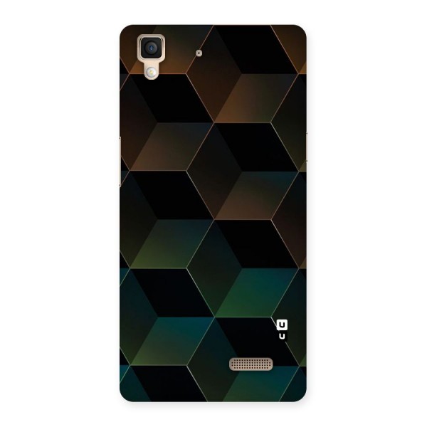 Hexagonal Design Back Case for Oppo R7