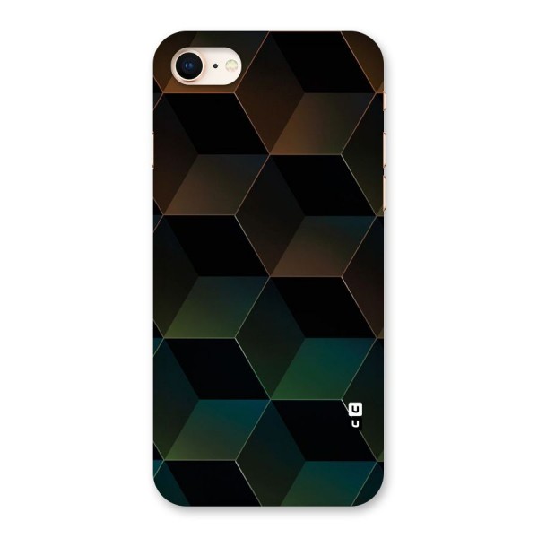 Hexagonal Design Back Case for iPhone 8