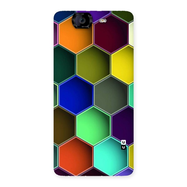 Hexagonal Palette Back Case for Canvas Knight A350