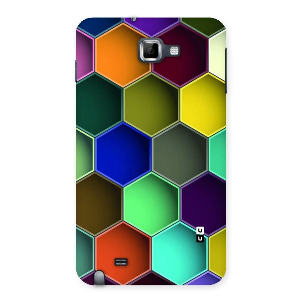 Hexagonal Palette Back Case for Galaxy Note