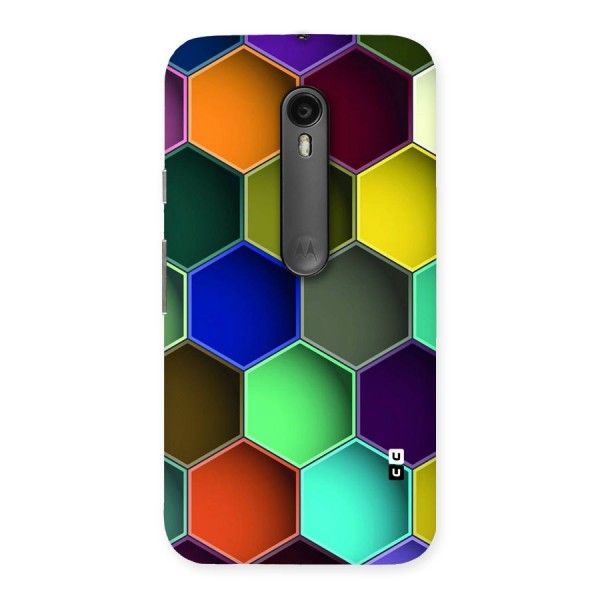 Hexagonal Palette Back Case for Moto G3