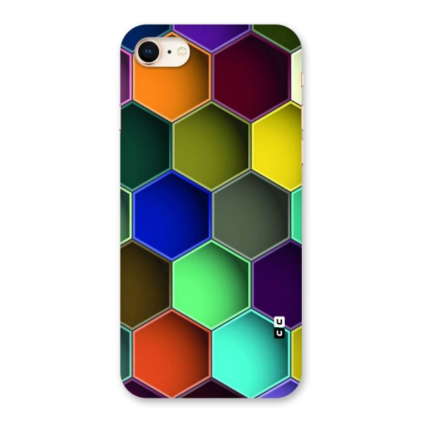 Hexagonal Palette Back Case for iPhone 8