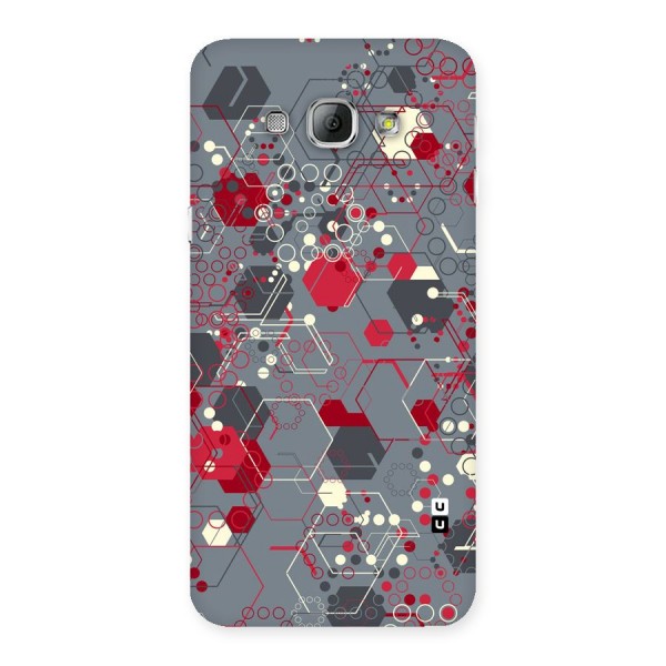 Hexagons Pattern Back Case for Galaxy A8