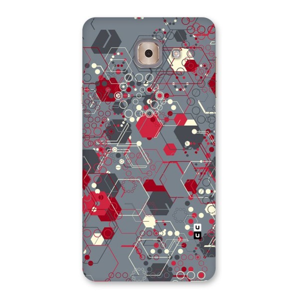 Hexagons Pattern Back Case for Galaxy J7 Max